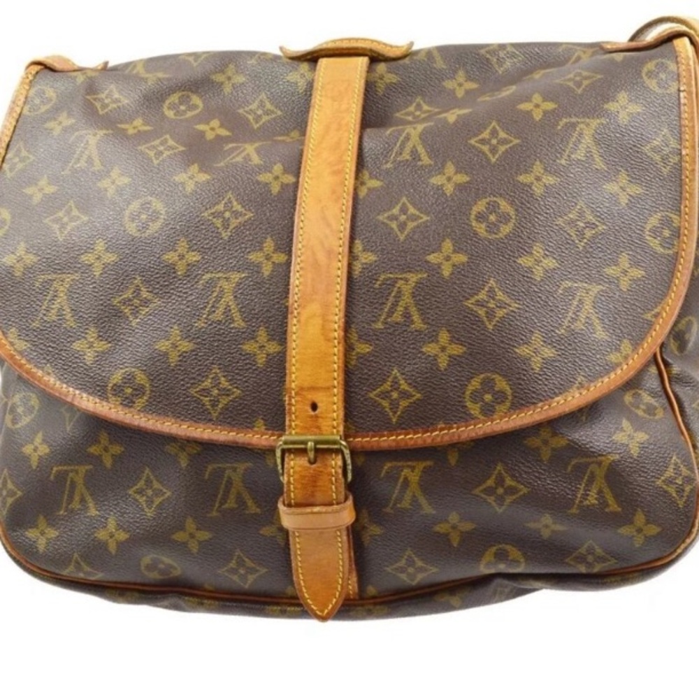 LOUIS VUITTON SAUMUR 35 double-sided shoulder bag M42254 8904VI - Picture 4 of 14